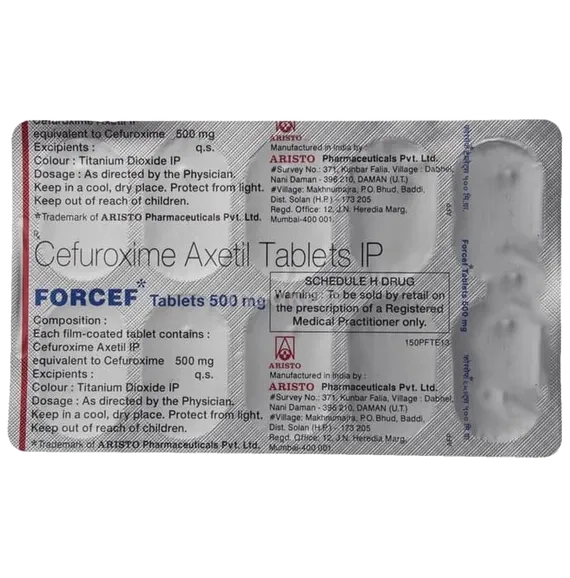 forcef 500mg tablet 10's